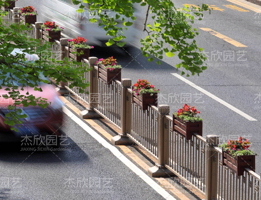 花箱護欄道路景觀北京通州案例